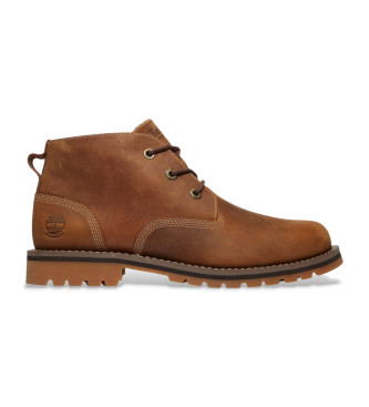 Timberland Stivali Chukka in pelle impermeabile marrone Larchmont