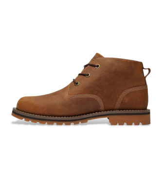 Timberland Stivali Chukka in pelle impermeabile marrone Larchmont