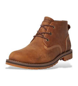 Timberland Stivali Chukka in pelle impermeabile marrone Larchmont