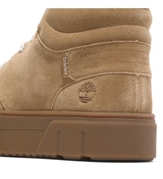 Timberland Skórzane buty sportowe Laurel Court High Top w kolorze brązowym