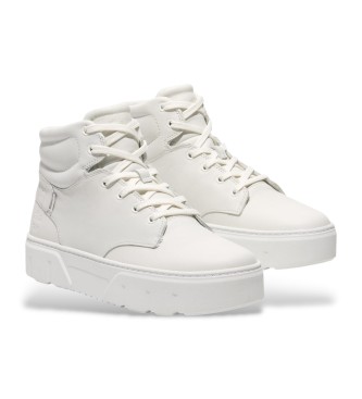 Timberland Laurel Court High Top sapatos de couro branco