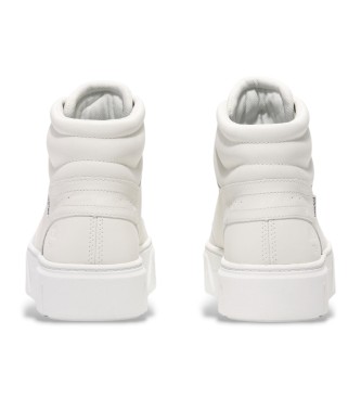 Timberland Laurel Court High Top leather shoes white