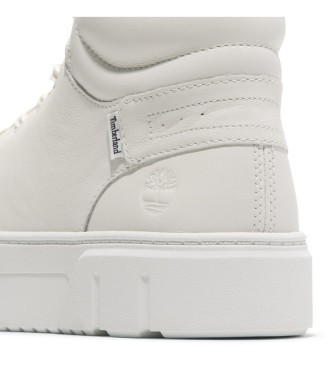 Timberland Laurel Court High Top Lederschuhe wei