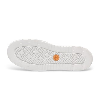 Timberland Baskets Laurel Court en cuir blanc