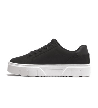 Timberland Zapatillas de piel de caa baja con cordones Laurel Court negro