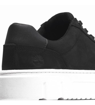 Timberland Zapatillas de piel de caa baja con cordones Laurel Court negro