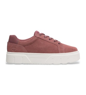 Timberland Laurel rote Lederturnschuhe