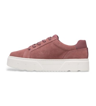 Timberland Baskets Laurel en cuir rouge