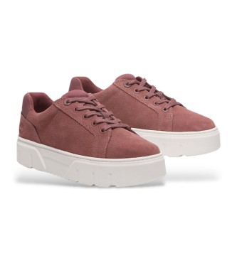 Timberland Baskets Laurel en cuir rouge