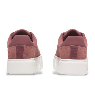 Timberland Baskets Laurel en cuir rouge