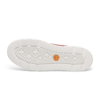 Timberland Baskets Laurel en cuir rouge