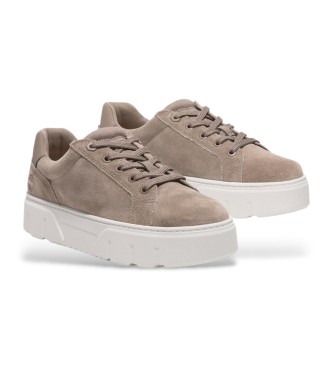 Timberland Laurel taupe leather trainers