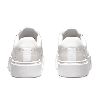 Timberland Baskets Laurel Court  lacets en cuir blanc