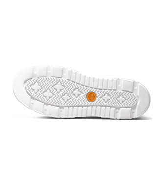 Timberland Baskets Laurel Court  lacets en cuir blanc