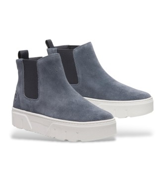 Timberland Laurier blauw leren enkellaarsjes