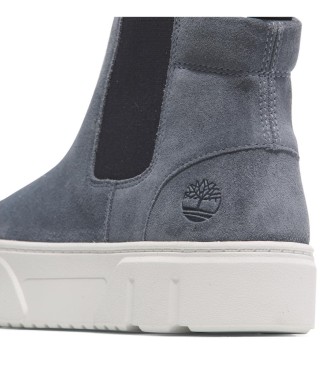 Timberland Laurel blaue Lederstiefeletten