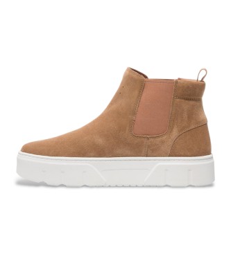 Timberland Botins em pele Laurel castanhos