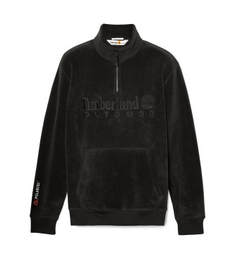 Timberland Polartec Fleece-Sweatshirt mit 1/4-Reiverschluss schwarz