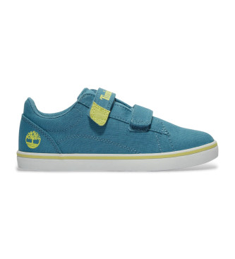 Timberland Stone Jump blauwe lage toptrainers met klittenbandsluiting