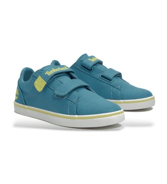 Timberland Stone Jump blauwe lage toptrainers met klittenbandsluiting