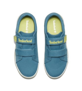 Timberland Stone Jump blue low top trainers with velcro fastening