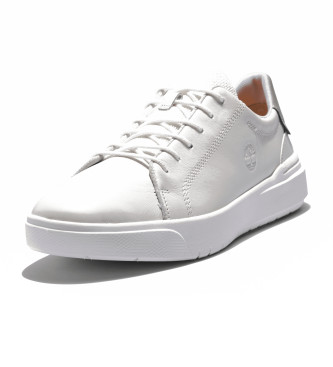 Timberland Seneca Bay vita snrkldda lderskor med lg topp
