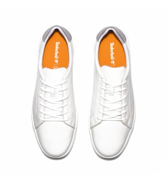 Timberland Seneca Bay vita snrkldda lderskor med lg topp