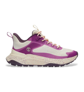 Timberland Motion Access low top lace-up trainers beige, purple