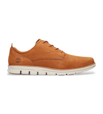 Timberland Bradstreet brune ldersko med snrebnd og lav top