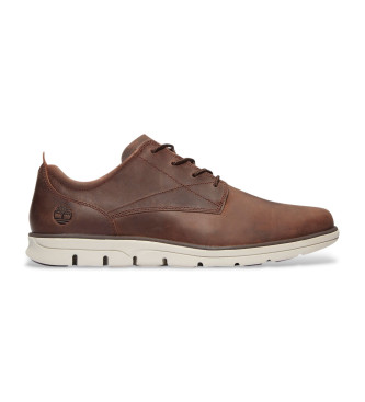 Timberland Bradstreet Brown Low Top Lace Up Sneakers in pelle