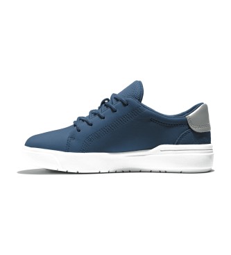 Timberland Sneakers in pelle con lacci blu Seneca Bay