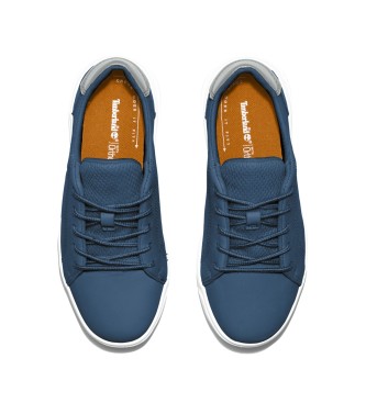 Timberland Baskets  lacets en cuir bleu Seneca Bay