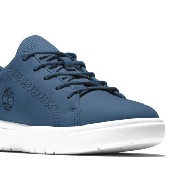 Timberland Sneakers in pelle con lacci blu Seneca Bay