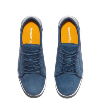 Timberland Sapatilhas Seneca Bay em pele azul com atacadores