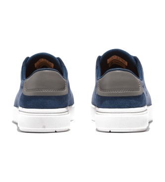 Timberland Sneakers in pelle con lacci blu Seneca Bay