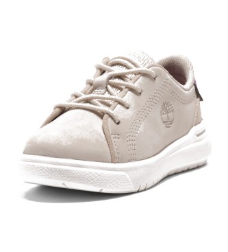 Timberland Baskets  lacets en cuir beige Seneca Bay