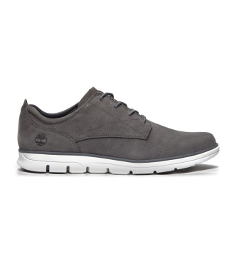 Timberland Zapatillas de piel de caa baja con cordones Bradstreet gris