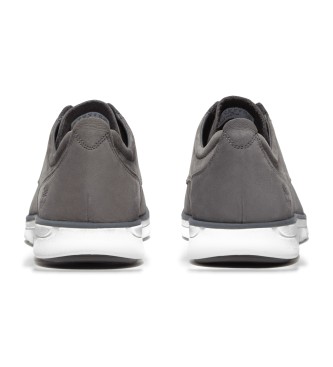 Timberland Bradstreet grey leather lace-up low top trainers