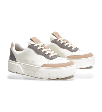 Timberland Baskets Laurel Court  lacets en cuir blanc