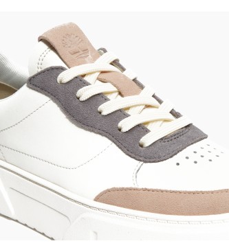 Timberland Baskets Laurel Court  lacets en cuir blanc