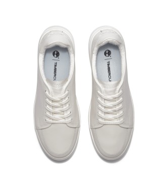 Timberland Emerson Street white leather lace-up low top trainers