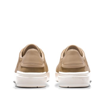 Timberland Seneca Bay brown leather slippers