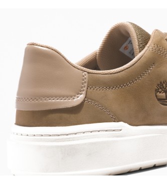 Timberland Seneca Bay brown leather slippers