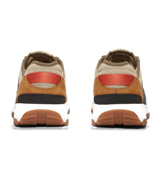 Timberland Winsor Park brune ldersko med snrebnd og lav top