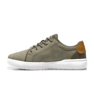 Timberland Baskets  lacets en cuir vert Seneca Bay