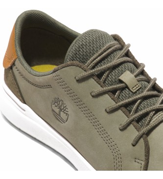 Timberland Baskets  lacets en cuir vert Seneca Bay