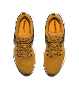 Timberland Sapatilhas Sprint Trekker de cano baixo com atacadores amarelas