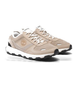 Timberland Sneakers basse in pelle con lacci beige Winsor Park