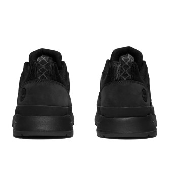 Timberland Tnis de couro com cordes preto
