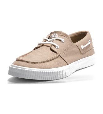 Timberland Zapatillas de caa baja con cordones beige